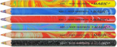 Карандаши с многоцветным грифелем, Набор 5 шт, "Magic", 5,6мм